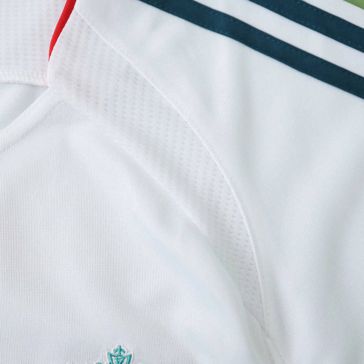 2006 Liverpool 2008 Retro Away White Retro Football Jersey – Back View