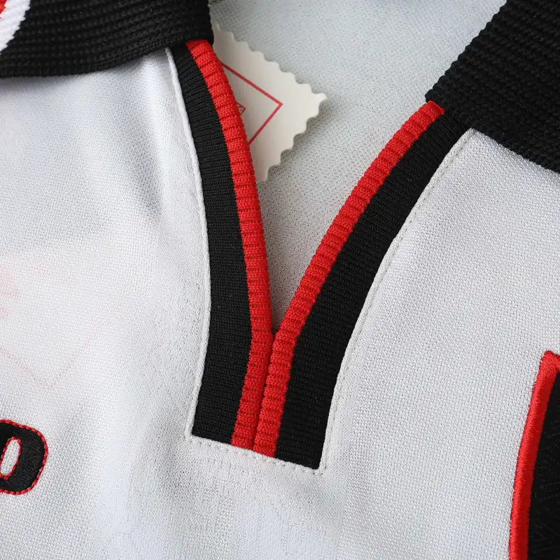 Manchester United F.C 1998 Season Away White Retro Jersey – 5