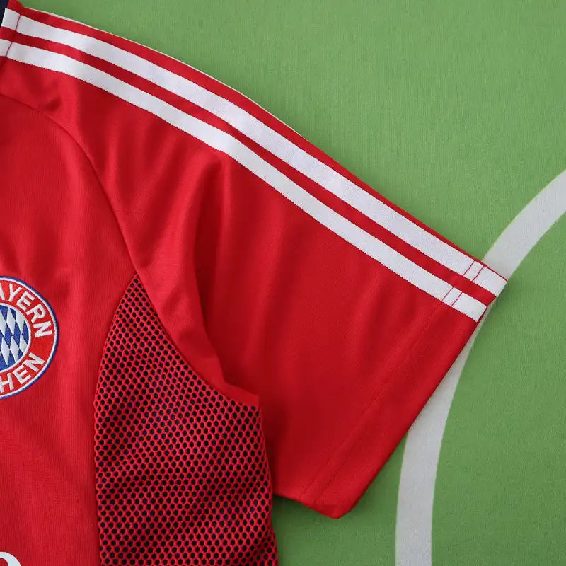 Bayern München 02/03 Season Home Red Retro Football Jersey – Detailed View