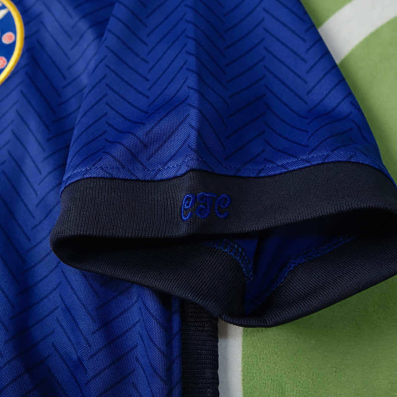 Chelsea 2020-2021 Season Home Blue Retro  Football Jersey Trikot Maillot V5