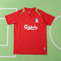 2005 Liverpool Retro Away White Retro Football Jersey – Back View