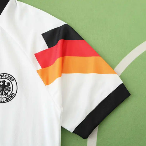 1992 Germany Home White Retro Football Jersey – Front View