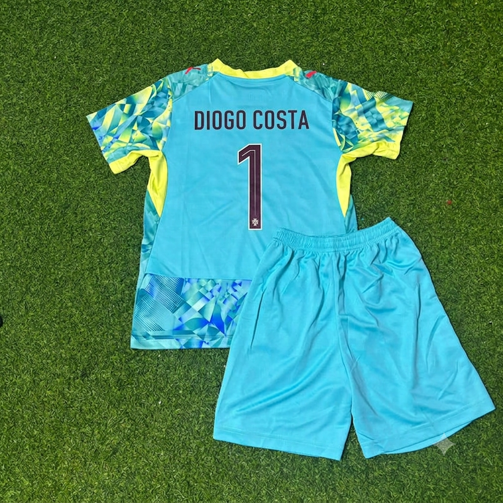 2026 Diogo Costa Portugal Colorful Special Football Jersey – Detailed View