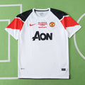 Manchester United F.C. 2010-2011 Season Away White Retro  Football Jersey Trikot Maillot