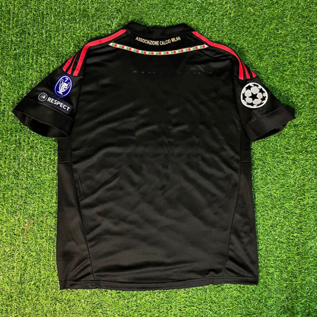 Milan Third Kit 2011/12 Retro Kit Jersey – Front View