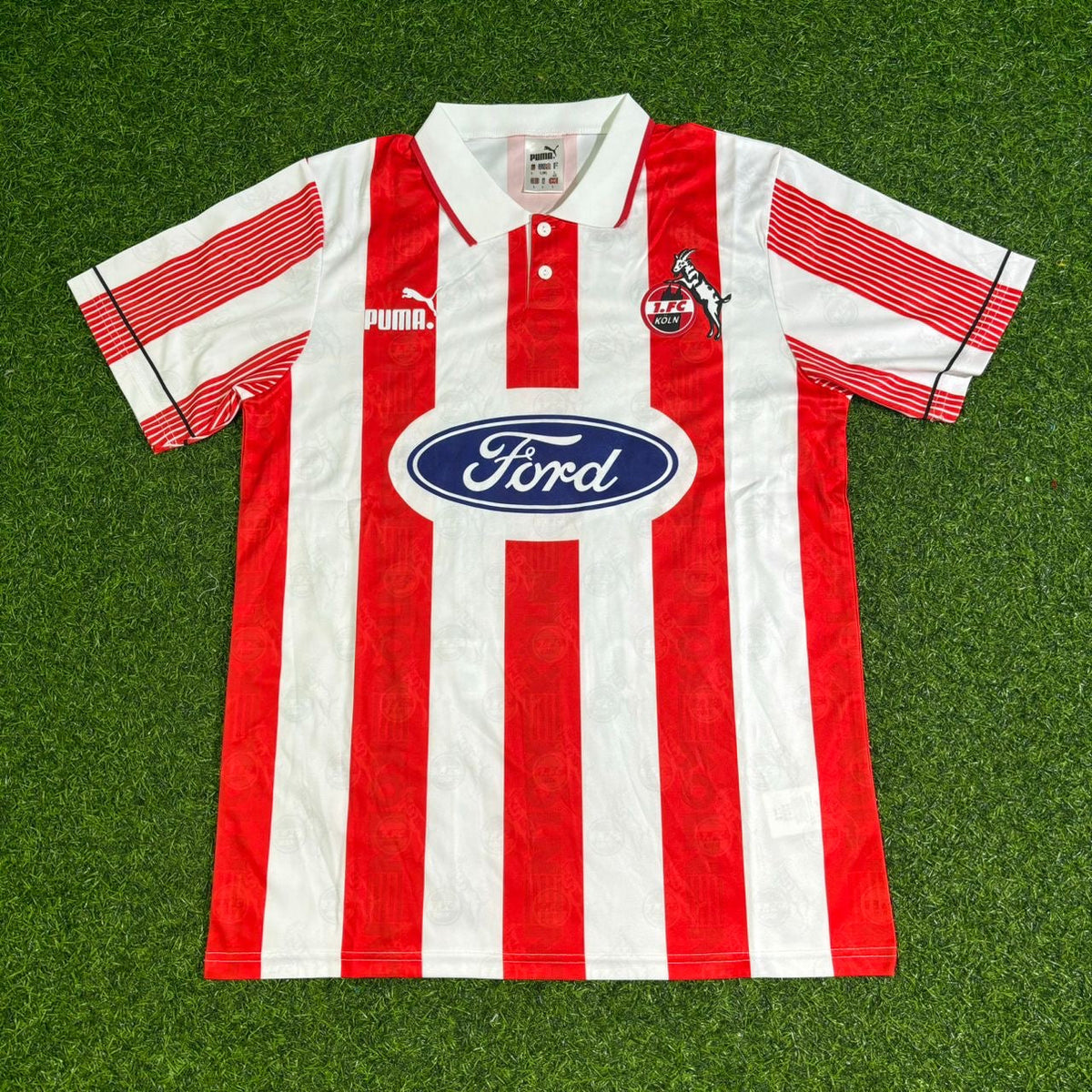 Herbert Neumann #10 FC Köln Retro Fußballtrikot – Front View