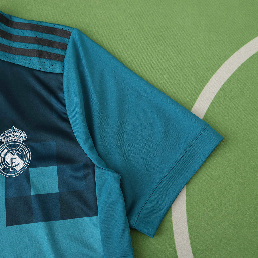 Real Madrid C.F. 2017-2018 Season Third Retro Football Jersey Trikot Maillot V5