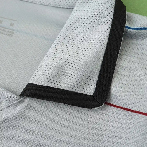 03/04 FC Barcelona Grey Away Retro Football Jersey – Front View