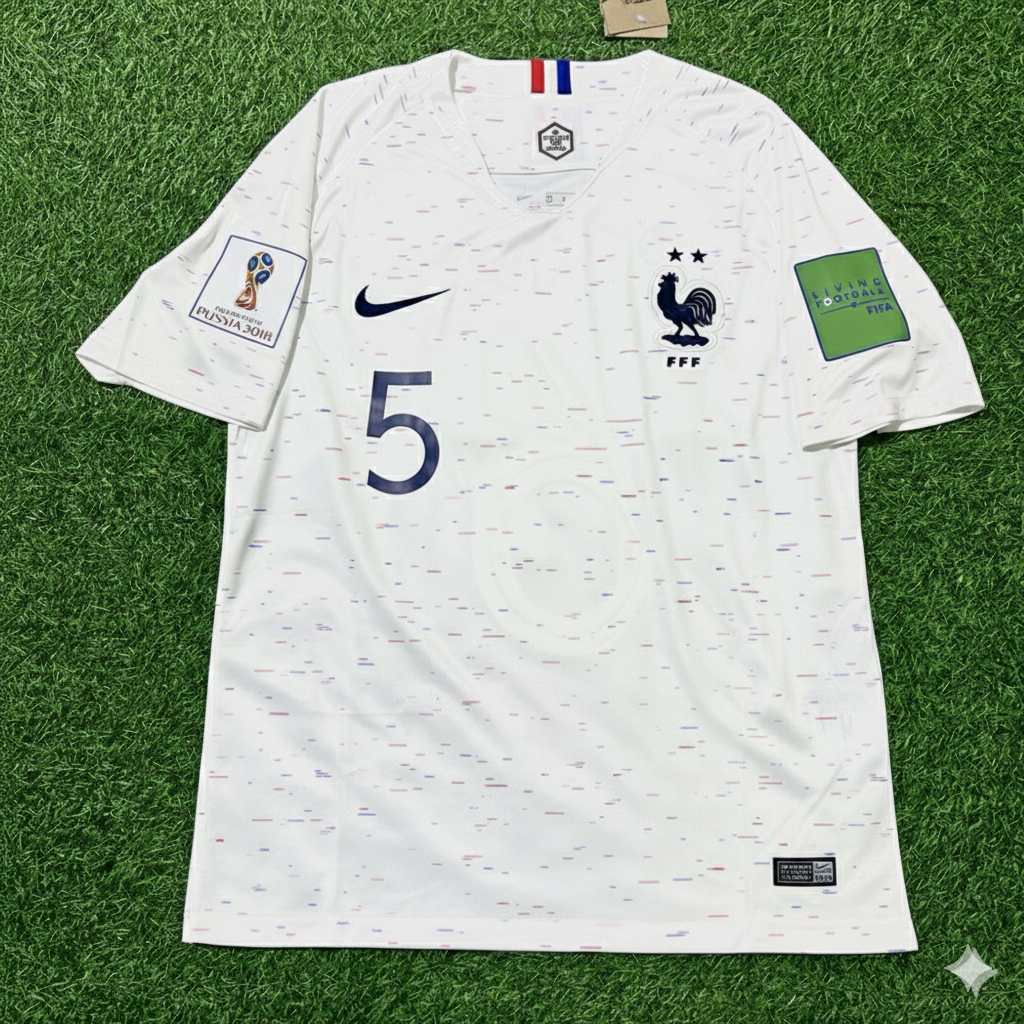 France 2018 World Cup Kit Jersey – Samuel Umtiti 5- – Front View