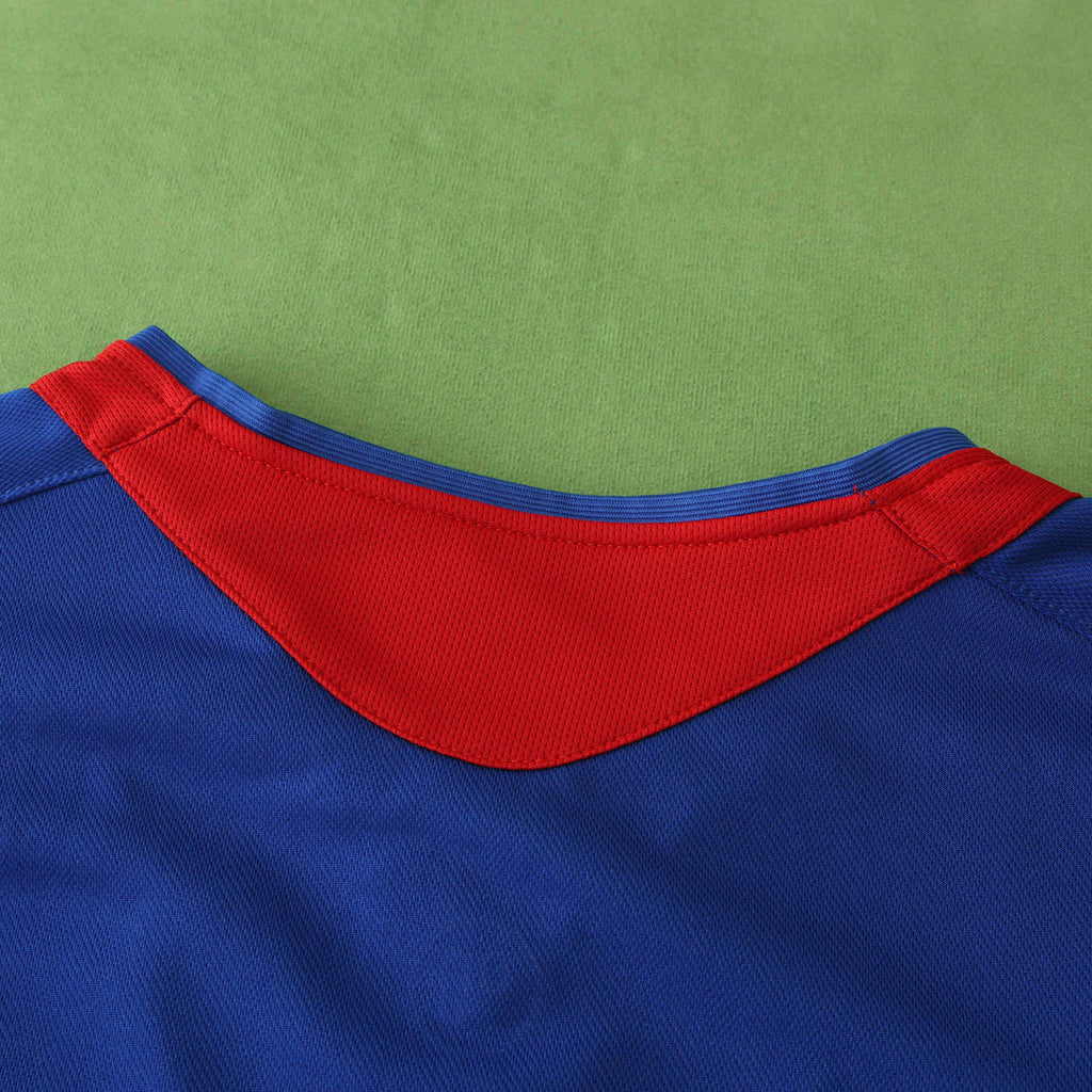 Manchester United F.C. 2005-2006 Season Away Blue Retro  Football Jersey Trikot Maillot V4