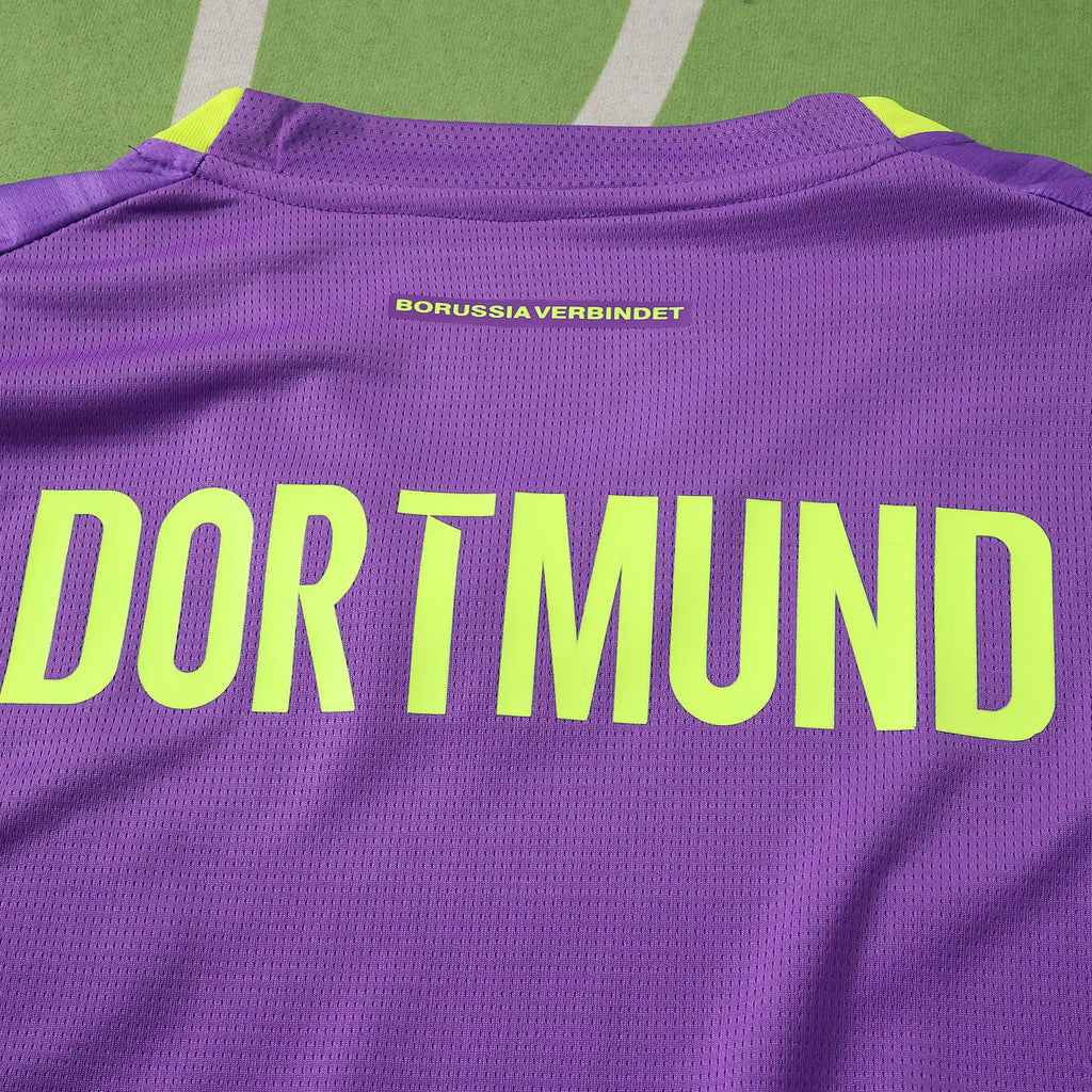 Borussia Dortmund 2026-2027 Season Third Purple Football Jersey Trikot Maillot V3