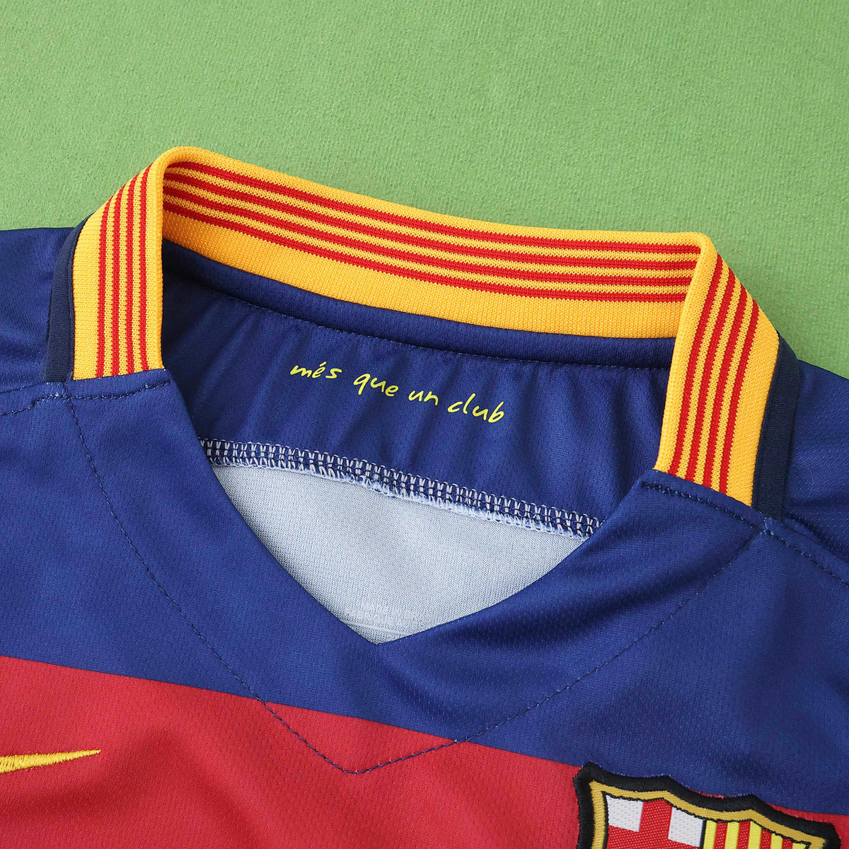 FC Barcelona 2015-2016 Season Home Retro Football Jersey Trikot Maillot V3