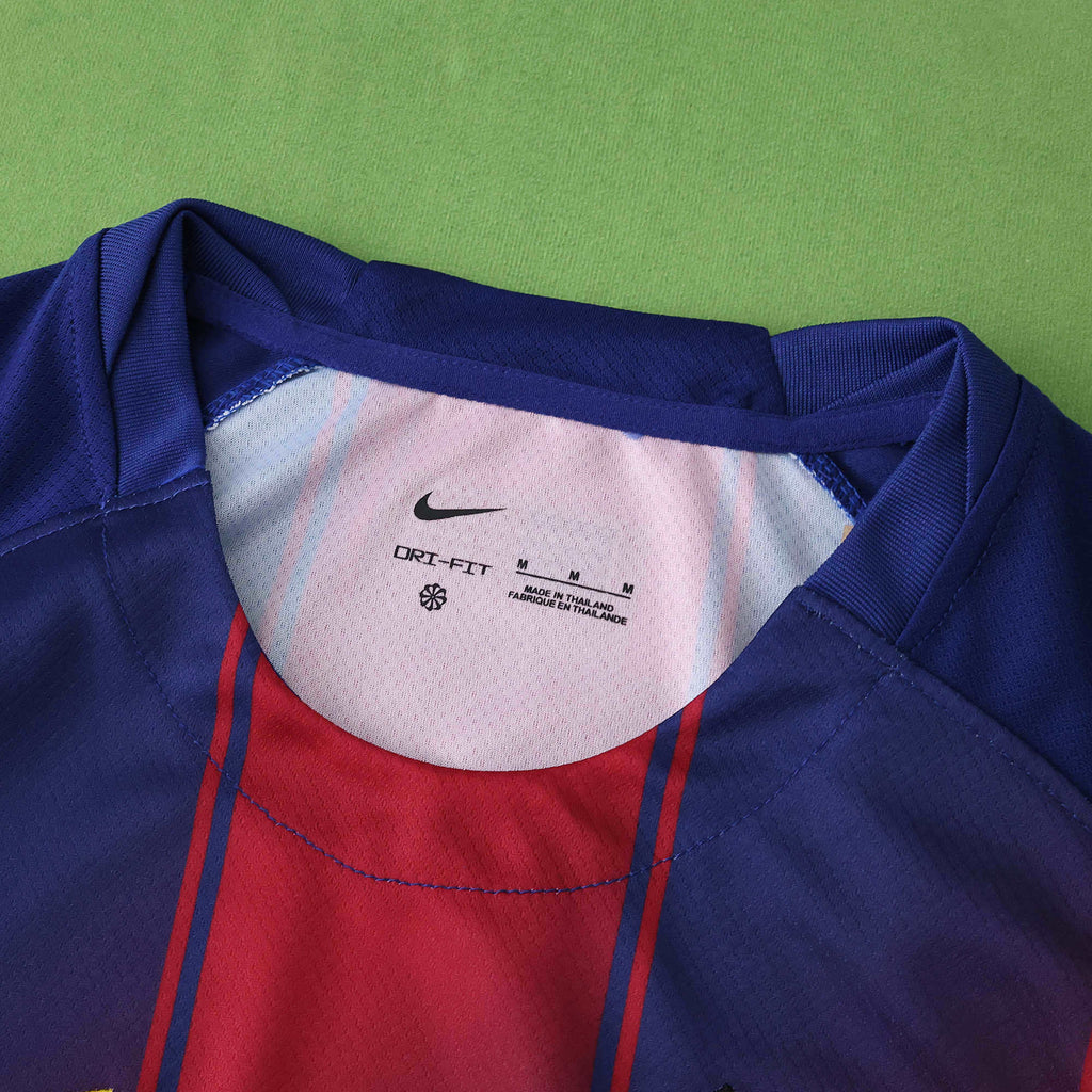 FC Barcelona 2025-2026 Season Home Football Jersey Trikot Maillot V3