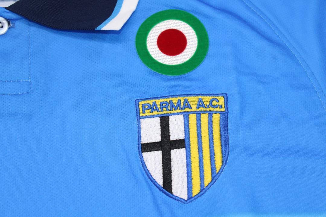 1999/00 Gianluigi Buffon Parma Blue Retro Football Jersey – Front View