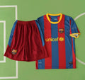 2010/11 Barcelona Home Kids Kit Kindertrui (Ages 3-13) – Back View