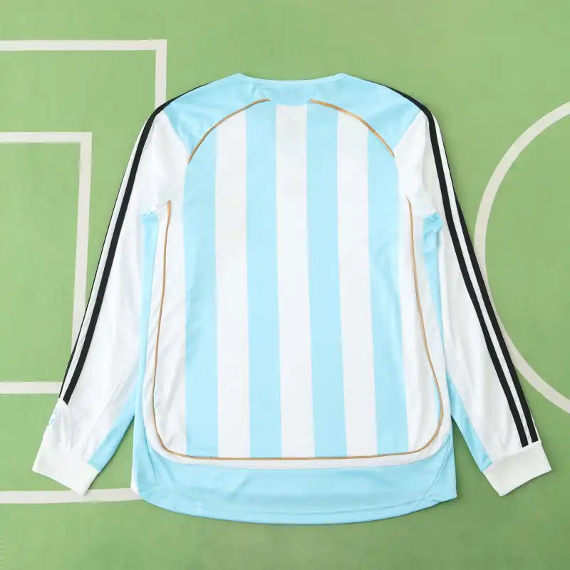 2006 Argentina Season Home Retro Football Jersey – Front View