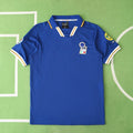 Italy 1996 Season Home Blue Retro Jersey Football – Back View