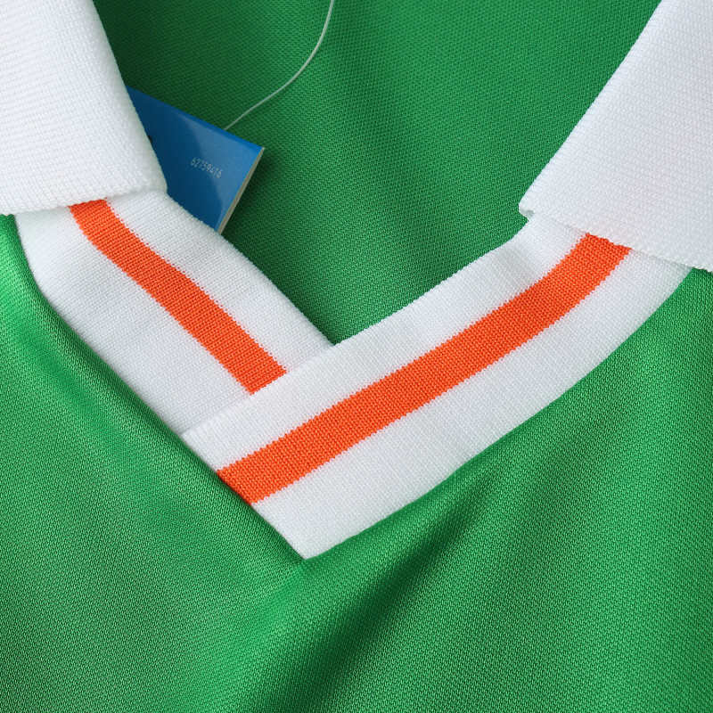 Ireland 1988 Season Home Retro Jersey Soccer – Front View