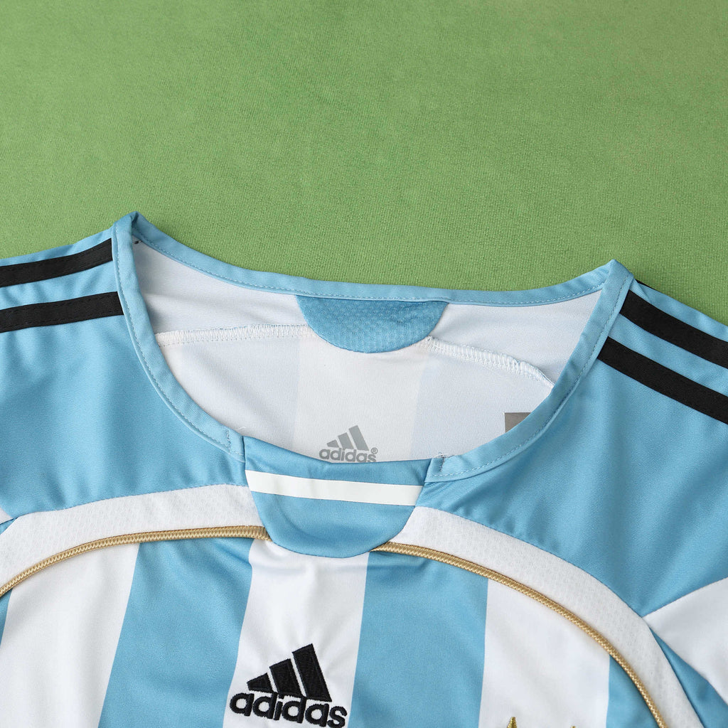 Lionel Messi Argentina 2006 World Cup Kids Retro Football Jersey – 11