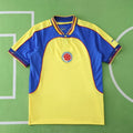 Colombia 2001 Season Home Field Yellow Retro Jersey – Back View