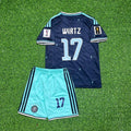 Germany 2026 World Cup Kids Football Jersey – Florian Wirtz 17- – Back View