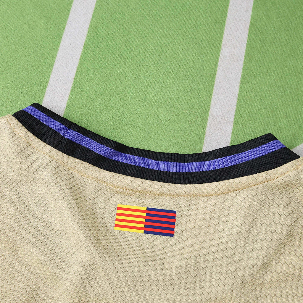 FC Barcelona 2025-2026 Season Away Long Sleeve Football Jersey Trikot Maillot V4