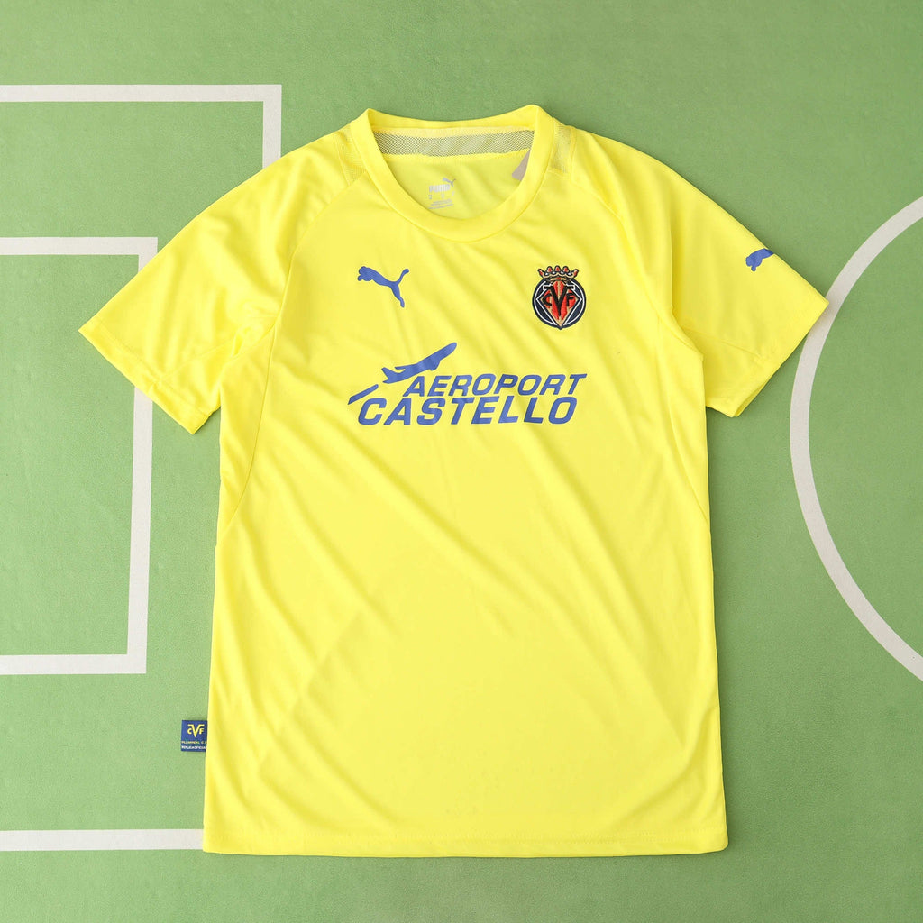 2009 Santi Cazorla 21 Villarreal 2010 Retro Home Football Jersey – 11