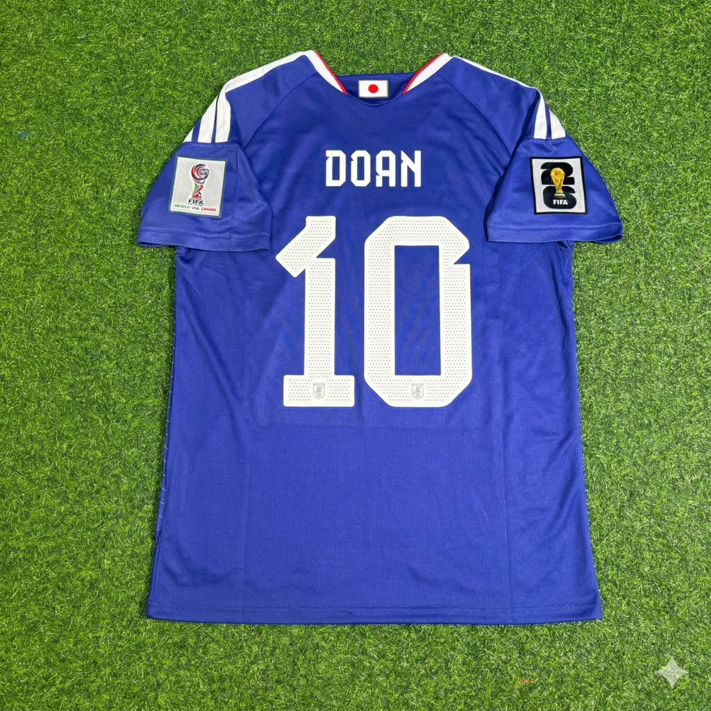 Japan 2026 World Cup Football Jersey – Ritsu Doan – Back View