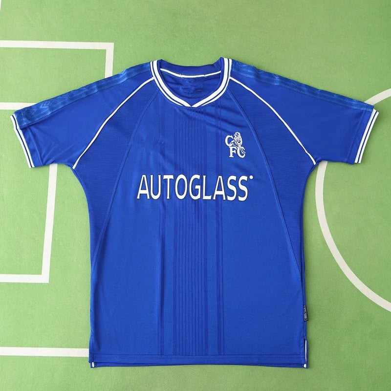Chelsea F.C 99/01 Season Blue Home Retro Football Jersey – Back View