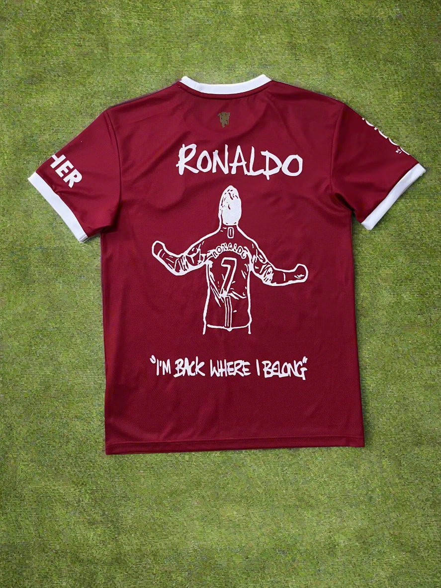 Cristiano Ronaldo Legend Manchester United Special Jersey Soccer Kit – Front View