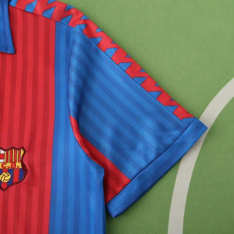 FC Barcelona 89/91 Season Home Retro Jersey – Front View