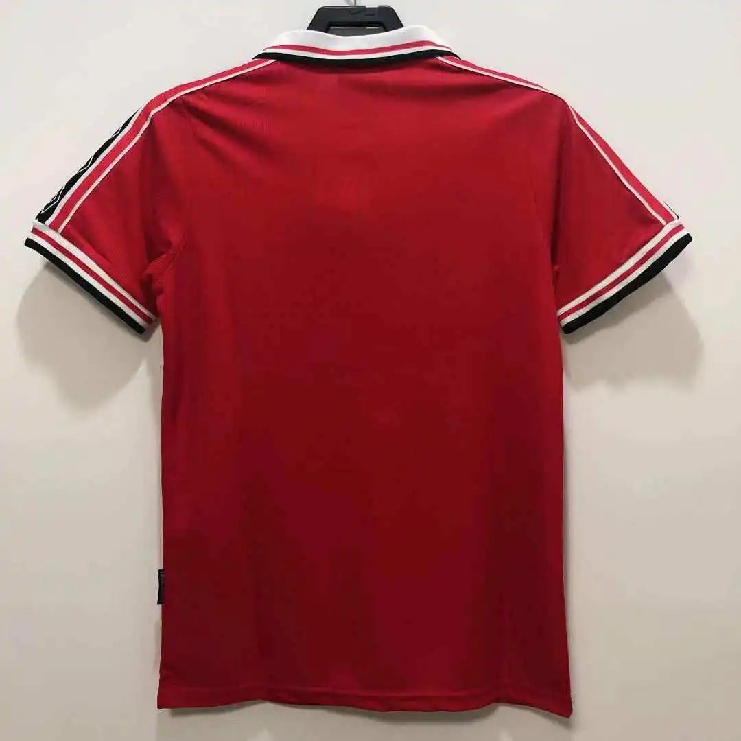 1998 Manchester United Retro 99 Retro Football Jersey Knitwear – Front View