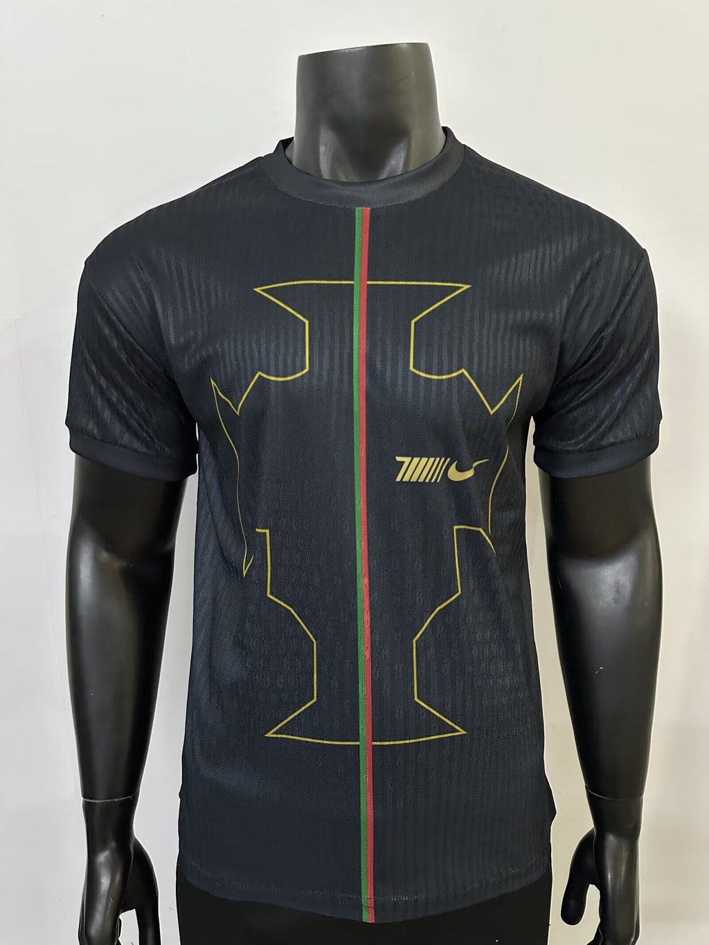 Cristiano Ronaldo CR7 Special Edition Black Jersey – Front View