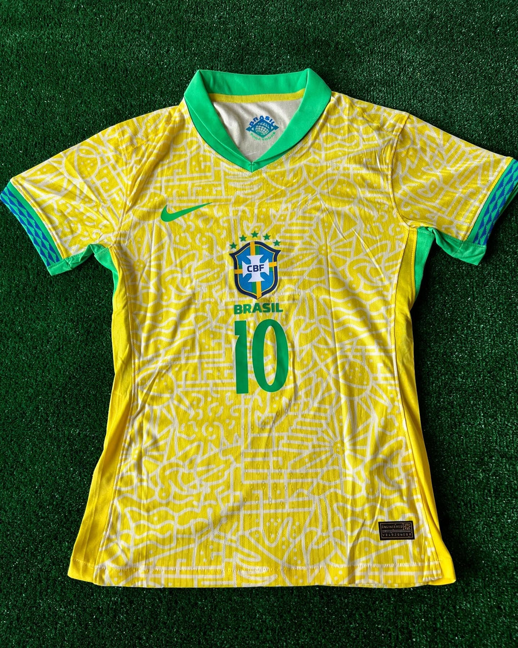 Neymar Jr. Brazil Football Jersey – Detailed View