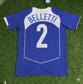 Brazil 2004 Blue Retro Football Jersey – Juliano Belletti – Back View