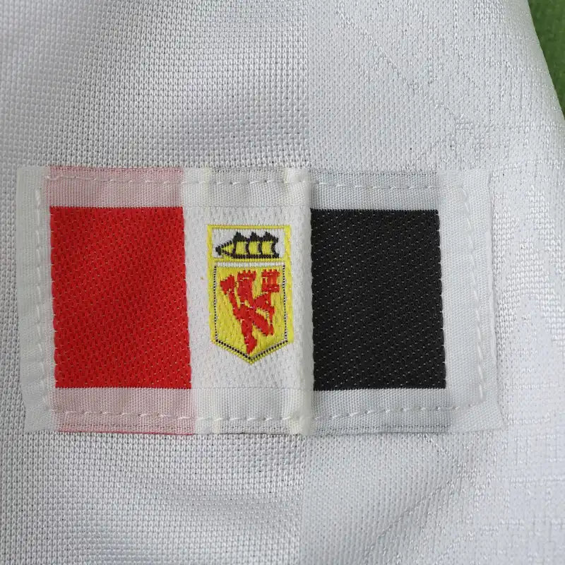 Manchester United F.C 1998 Season Away White Retro Jersey – 8