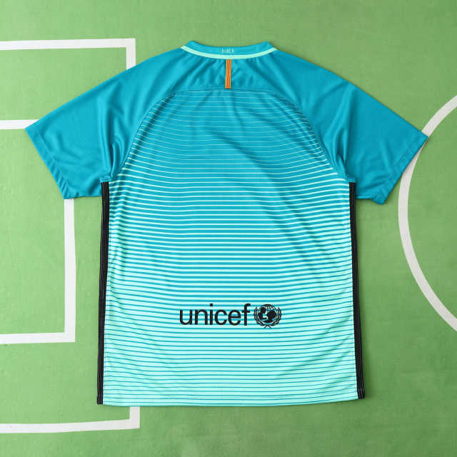 2016/17 Barcelona Season Third Retro Football Jersey – 9