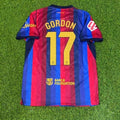 Barcelona 2027 New Season Jersey – Anthony Gordon #17 – Back View