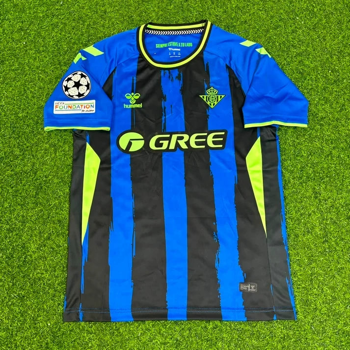 Antony #7 Real Betis 2027 Third New Season Champions League Patch Football Jersey – Front View
