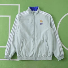 France 1986 Retro Both Sides Football Windbreaker Windjacke – Front View