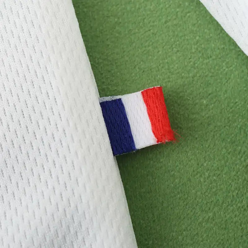 1998 France World Cup Season Away White Retro Football Jersey – 8