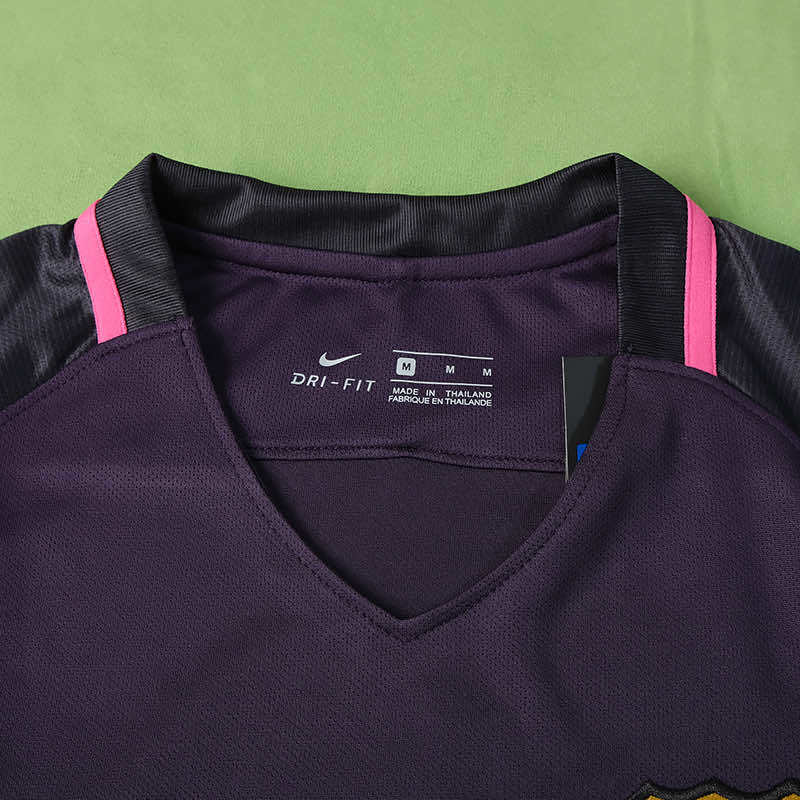 FC Barcelona 2016-2017 Season Away Retro Football Jersey Trikot Maillot V3