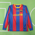 FC Barcelona 10/11 Season Home Final Match Retro Jersey – Back View