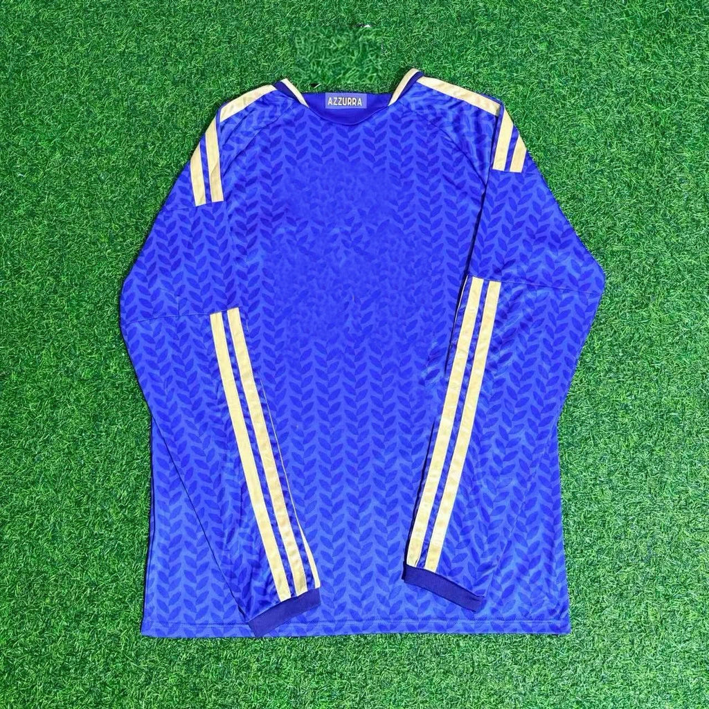 Italy 2026 World Cup Long Sleeve Football Jersey – Front View