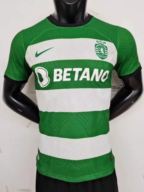 Sporting Lisbon Home Green Football Jersey – Detailed View