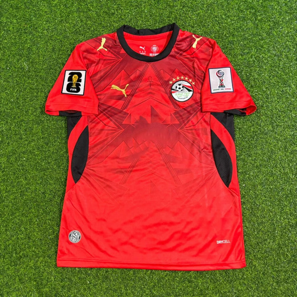 2026 Egypt World Cup Haissem Hassan Home Football Jersey – Front View