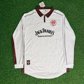 FC St. Pauli 1999/00 Long Sleeve Home Retro Football Jersey – Back View