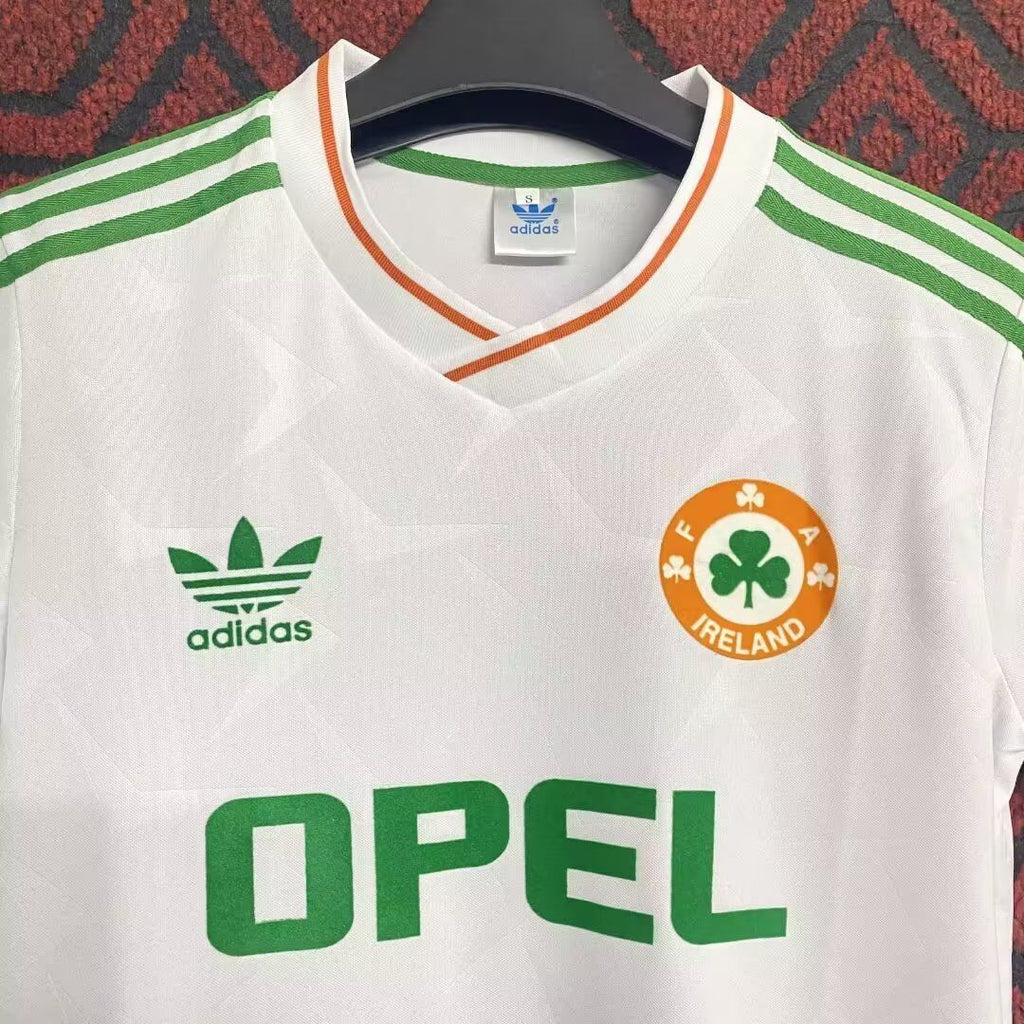 Ireland White Legendary Anniversary Retro Football Jersey Collection – 4