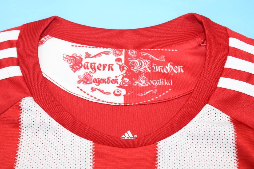 Bayern München 2010/11 Saison Langarm Heim Retro – FC – Detailed View