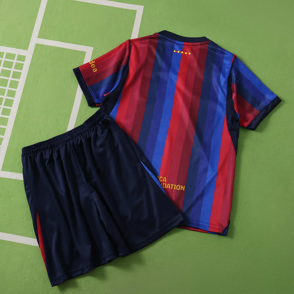 Barcelona 2026-2027 Season Kids Home Football Jersey Trikot Maillot V2